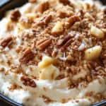 Hummingbird Cake Cottage Cheese Bowl topped with nuts and fruits