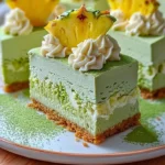 Pineapple and Coconut Dream Cake with tropical decorations