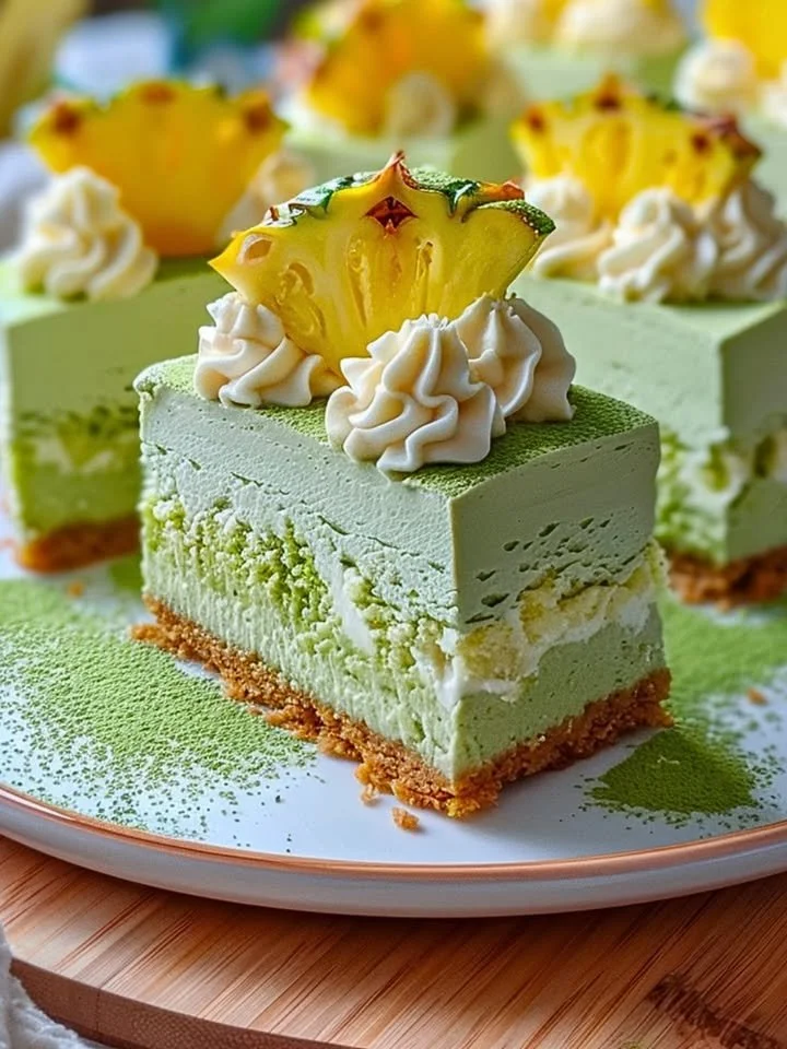 Pineapple and Coconut Dream Cake with tropical decorations