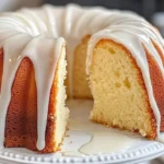 Delicious Slap Your Momma Pound Cake on a serving plate